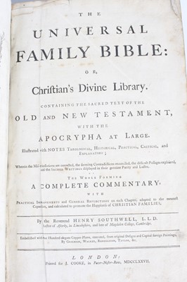 Lot 2003 - Southwell, Rev; Henry: The Universal Family...