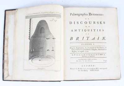 Lot 2007 - Stukeley, William: Palaeographia Britannica:...