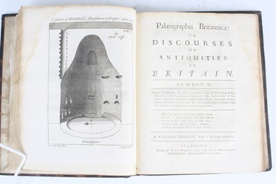 Lot 2007 - Stukeley, William: Palaeographia Britannica:...