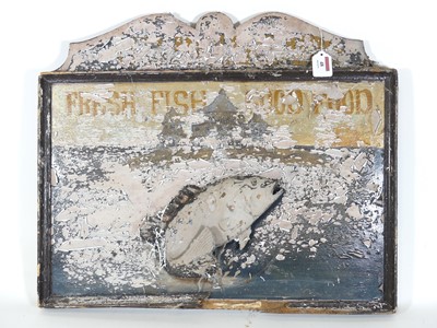 Lot 48 - A painted wooden pub sign 'Anglers arms',...