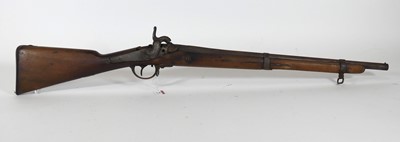 Lot 91 - A 19th century muzzle-loading percussion cap...