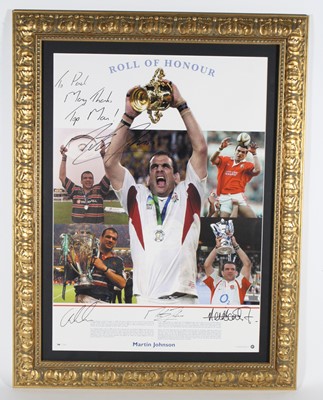 Lot 1582 - Martin Johnson, Roll Of Honour, a limited...