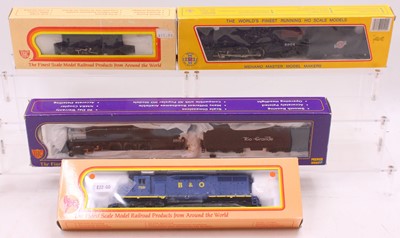 Lot 475 - Four HO gauge locos to include a Mehano 4-6-2...