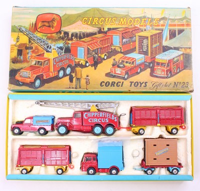 Lot 1552 - Corgi Toys Gift Set No. 23 Chipperfields...
