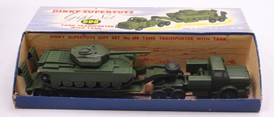 Lot 1136 - Dinky Toys Gift Set No.698 Tank Transporter...
