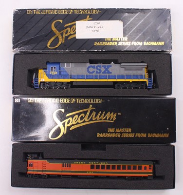 Lot 357 - Two HO gauge Spectrum locos to include an EMC...