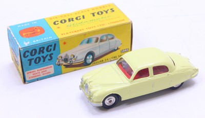 Lot 1553 - Corgi Toys No. 208S Jaguar 2.4L saloon...