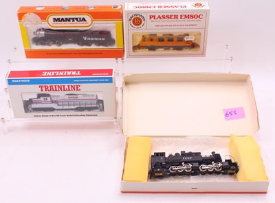 Lot 411 - Four HO gauge locos to include a Trainline...