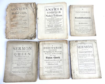 Lot 2037 - A bundle of 17th & 18th century printed sermon...