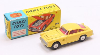 Lot 1568 - Corgi Toys No. 218 Aston Martin DB4, finished...