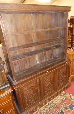 Lot 1169 - A contemporary Indonesian teak bookcase...