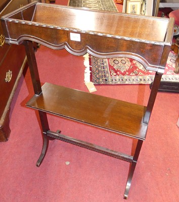 Lot 1170 - An early 20th century mahogany freestanding...