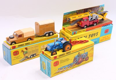 Lot 1800 - Corgi Toys group of 3 farming gift sets to...