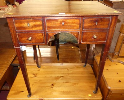 Lot 1201 - An early 19th century mahogany four drawer...