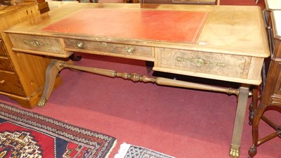 Lot 1205 - A continental walnut and gilt brass mounted...