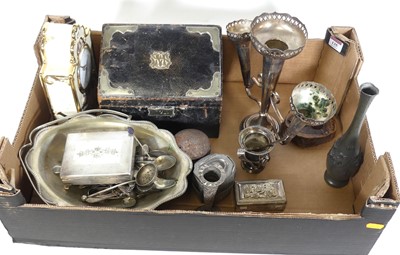 Lot 135 - A collection of metalware, to include a silver...