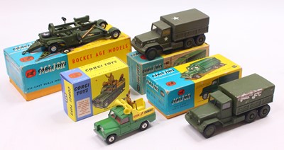 Lot 1797 - Corgi Toys group of 4 Military diecasts and...