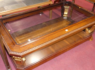 Lot 1241 - A contemporary burr and figured walnut...