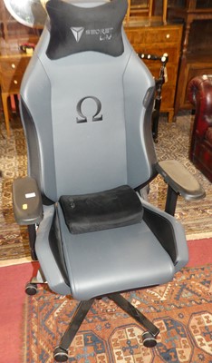 Lot 1254 - A contemporary Omega Secret Lab leather...