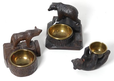 Lot 349 - An early 20th century Black Forest carved...