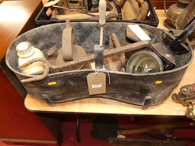 Lot 1267 - A collection of vintage hand tools and effects,...