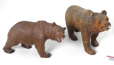 Lot 352 - An early 20th century carved softwood Black...