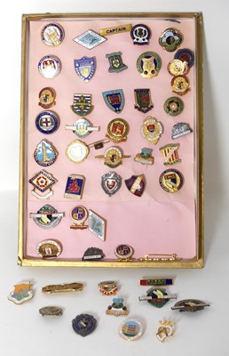 Lot 362 - A collection of bowling badges, to include...