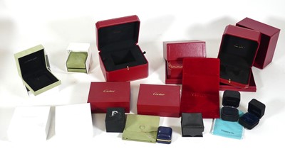 Lot 235 - A collection of Cartier boxes, to include a...