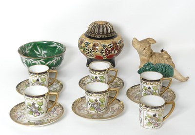 Lot 372 - A collection of Japanese ceramics, to include...