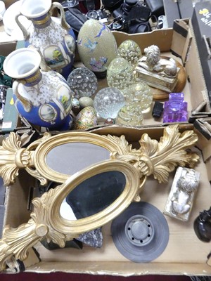 Lot 425 - Two boxes of miscellaneous items, to include...