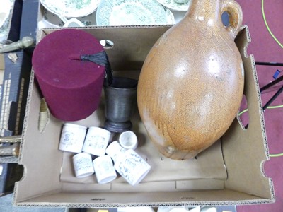 Lot 431 - A large salt-glazed bottle bellermine marked...