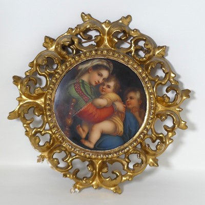 Lot 386 - An early 20th century Florentine porcelain...