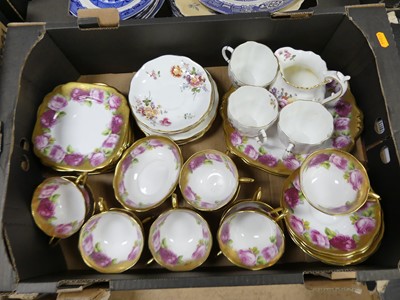 Lot 440 - A collection of Royal Albert Crown China rosed...