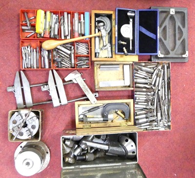 Lot 449 - A collection of precision measuring items &...