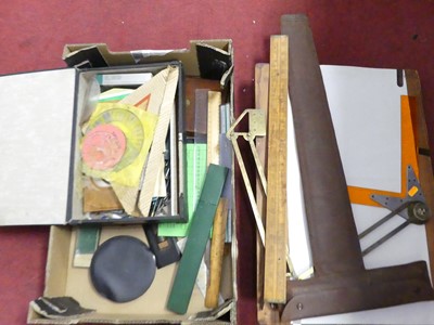 Lot 454 - A collection of architects drawing and...