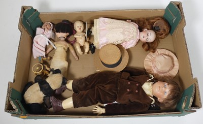 Lot 402 - A Gerbruder Heubach doll, having bisque head...