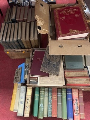 Lot 453 - Four boxes of miscellaneous books, to include...