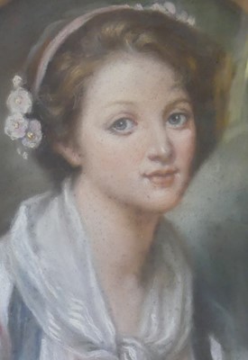 Lot 1015 - 19th century school - Head and shoulders...
