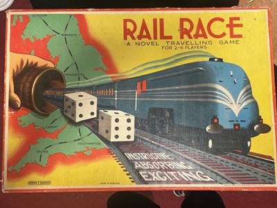 Lot 410 - A Spears Rail Race board game, not checked for...