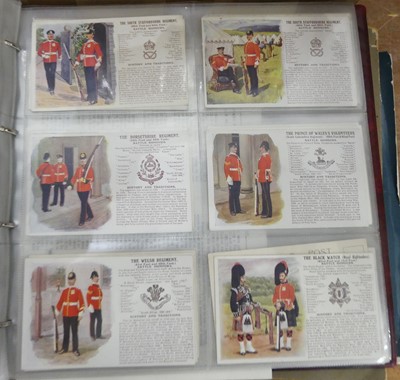 Lot 473 - One box of cigarette, postcards and ephemera,...