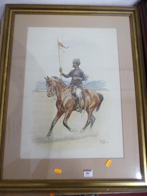 Lot 480 - An original watercolour by WB Wollen dated...