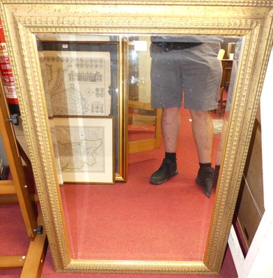 Lot 1060 - A contemporary gilt framed bevelled...