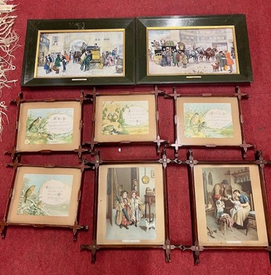 Lot 1072 - A box containing eight colour prints