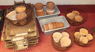 Lot 1078 - A collection of various twin handled rustic...