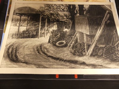 Lot 1079 - A folio of assorted unframed works, to include...