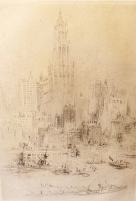 Lot 1094 - William Walcot (1874-1943) - Manhattan,...