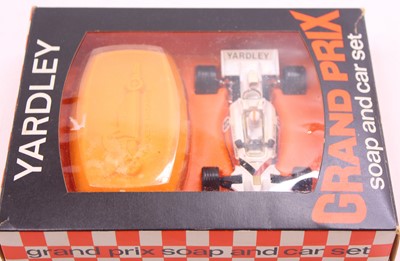 Lot 1736 - A Corgi Toys Yardley McLaren soap & car gift...
