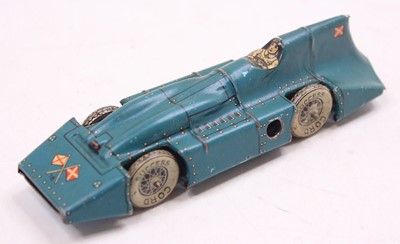 Lot 893 - A 1930s tin plate and clockwork model of a...