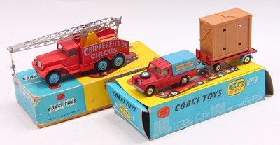 Lot 1773 - Corgi Toys group of 2 Chipperfields Circus...