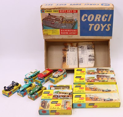 Lot 1440 - An original Corgi Toys gift set 15 Silverstone...
